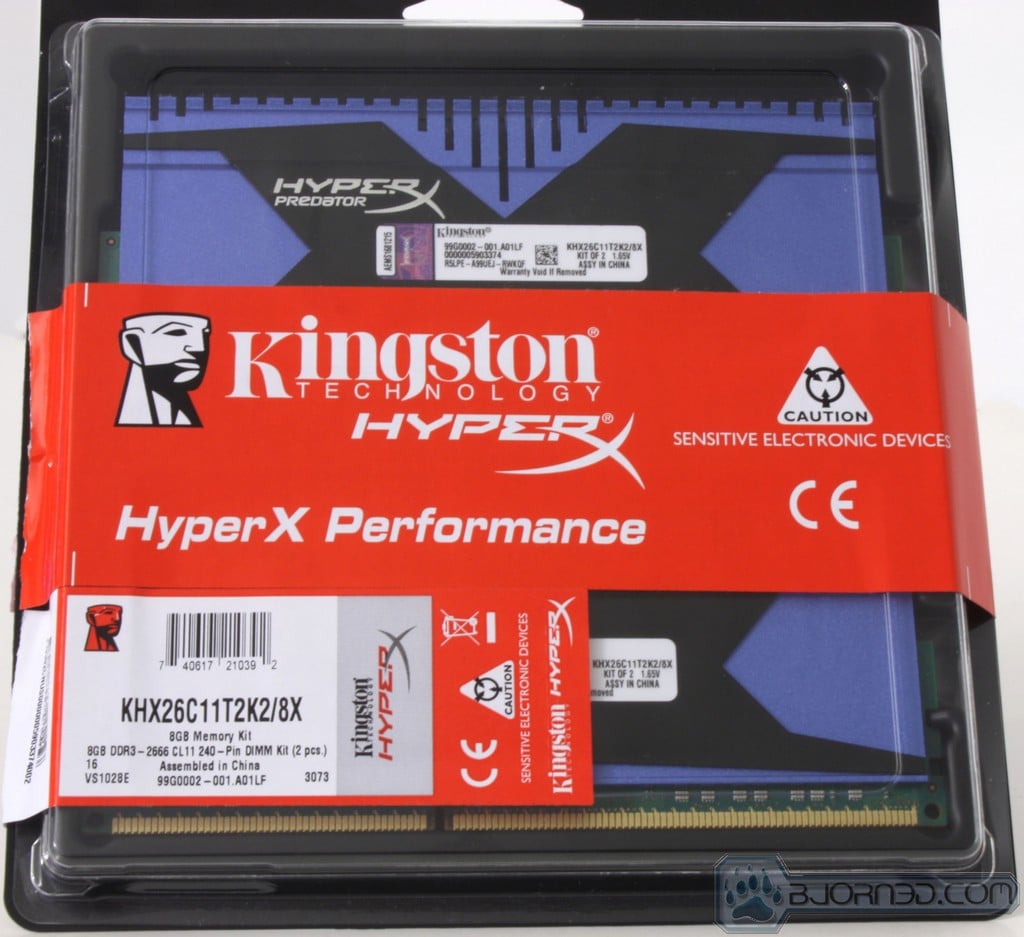 Maan elkaar spel Kingston HyperX Predator 2666MHz 8GB Memory - Bjorn3D.com