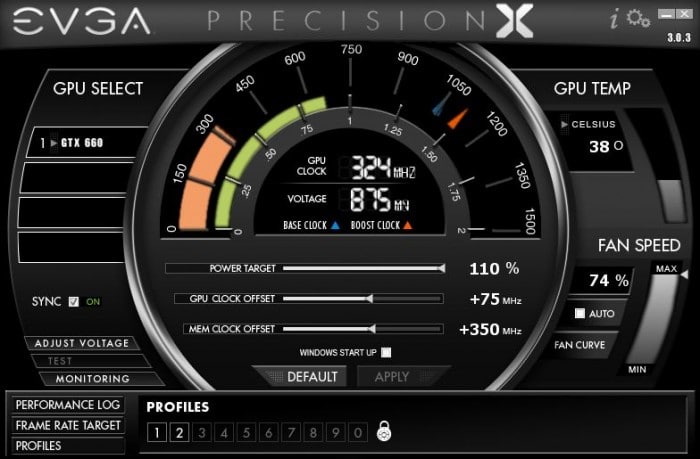 how to use evga precision x to overclock 750 ti