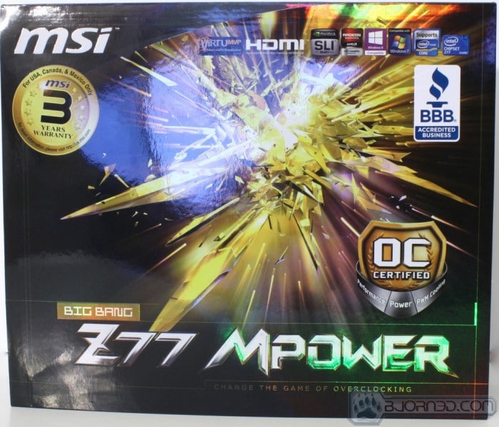 MSI Big Bang Z77 Mpower