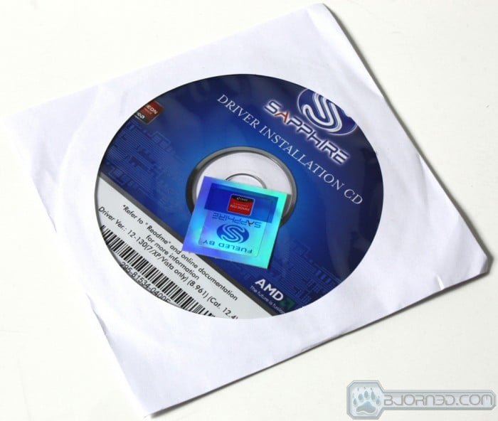 HD 7950 Vapor-X - Installation Disc