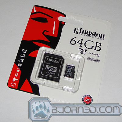 Kingston 64GB microSDXC SDCX10/64GB - Bjorn3D.com