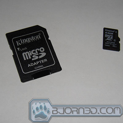 Adaptador y Micro SD C10 Kingston Plus 64 GB