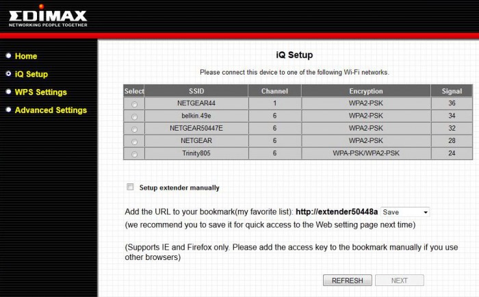 how to setup edimax n300 wifi extender