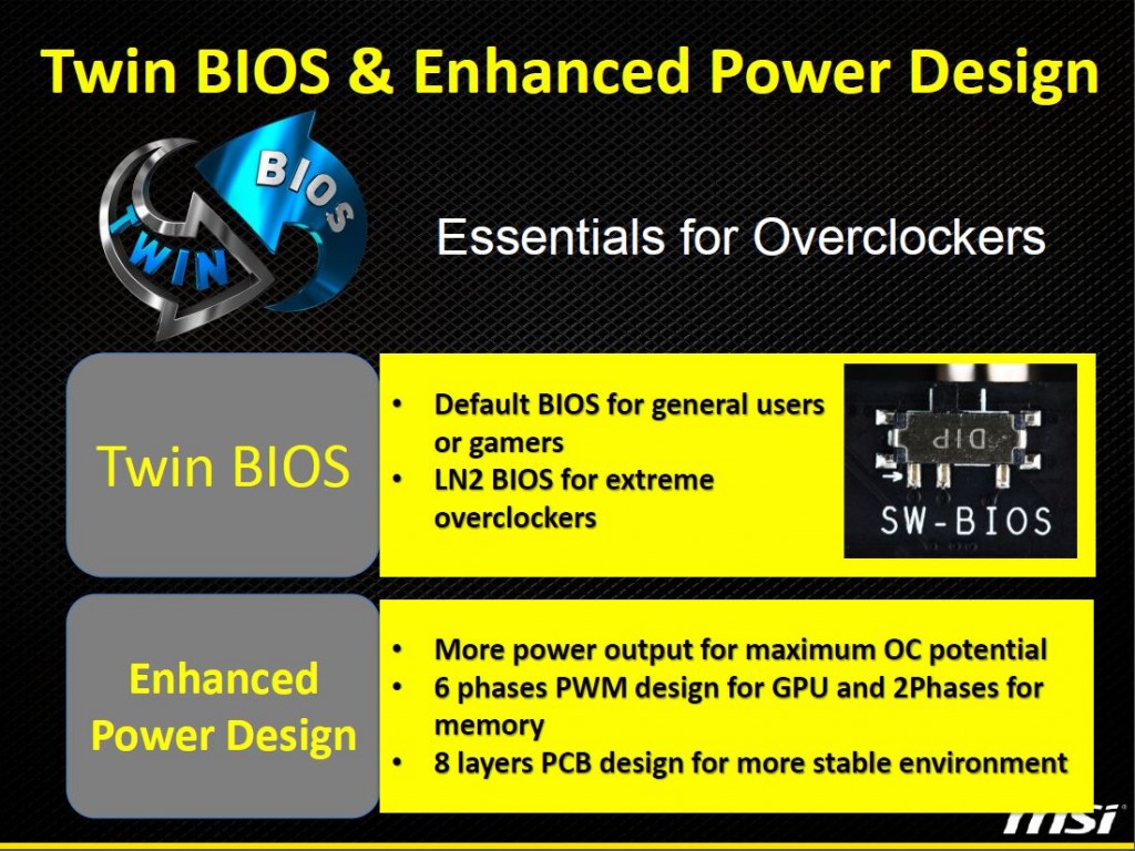 twin BIOS and Power Design