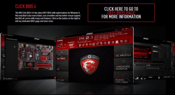 Msi click bios 4 установка windows 10