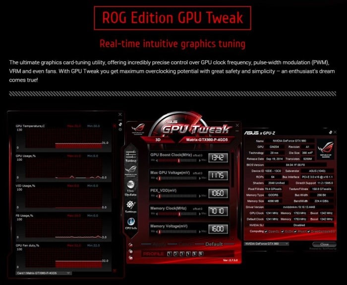 ROG Edition GPU Tweak