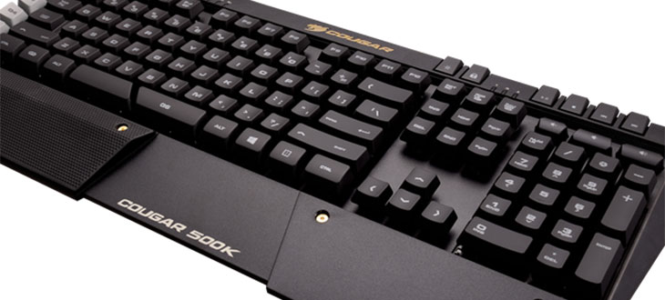 network cost switch membrane keyboard switch A Cougar 500K gaming Keyboard: