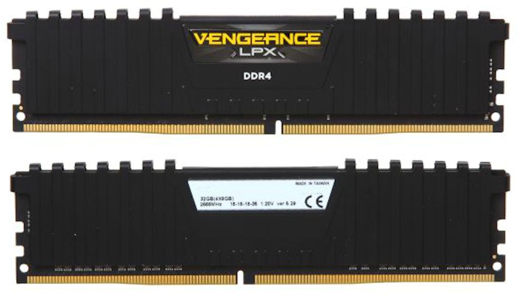 Vengeance® LPX 32GB (4x8GB) DDR4 DRAM 2666MHz C16 Memory Kit Review  (CMK32GX4M4A2666C16)