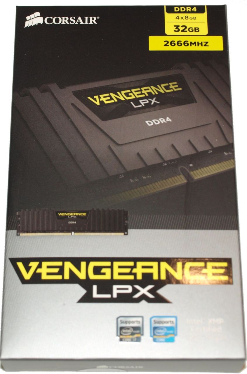 Vengeance® LPX 32GB (4x8GB) DDR4 DRAM 2666MHz C16 Memory Kit