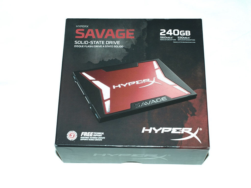 Kingston HyperX Savage 240GB SSD Review, Raw Savage Speed (SHSS3B7A/240G)