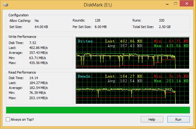 hard drive raid 0 diskmark