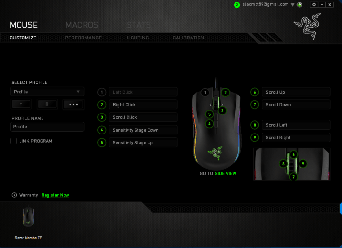 Razer Mamba Tournament Edition Review, Gaming Mouse