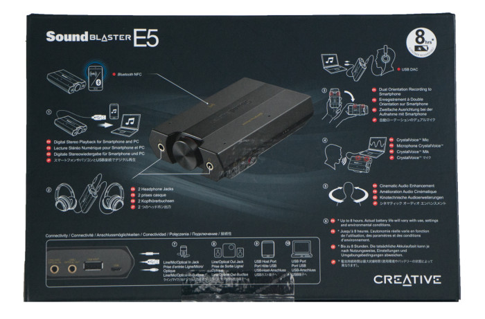 creative sound blaster e5 review