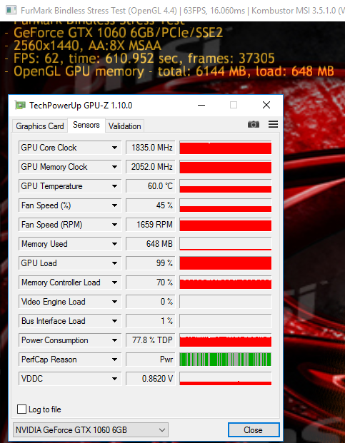 forsøg svimmel på vegne af ASUS Strix ROG GTX 1060 6GB, Gaming With Godzilla (STRIX-GTX1060-O6G-GAMING)  - Page 6 of 8 - Bjorn3D.com