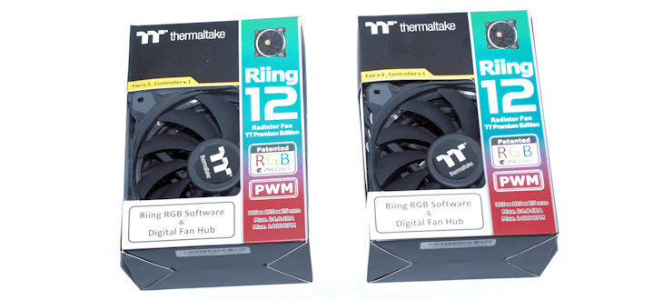 Riing 12 LED RGB Radiator Fan Sync Edition (3-Fan Pack)