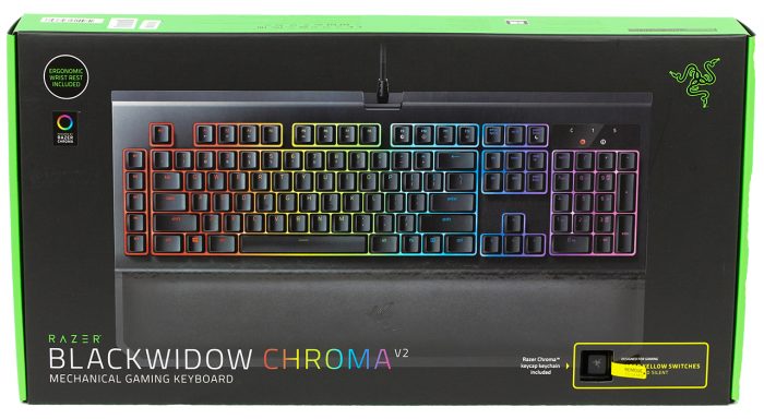 Razer BlackWidow Chroma V2 Mechanical Gaming Keyboard - Yellow