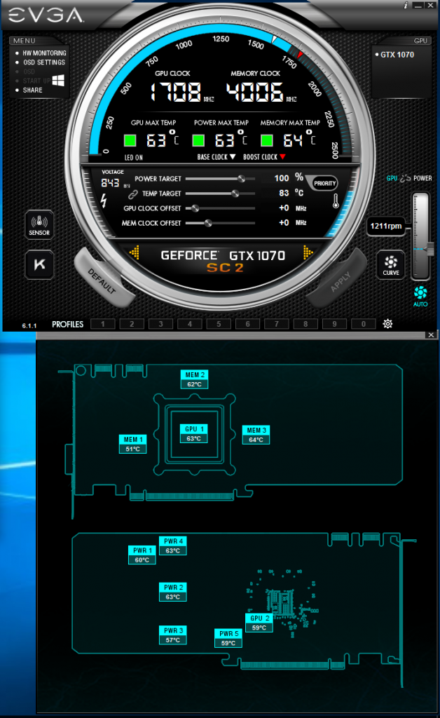 evga precision x power target max 106