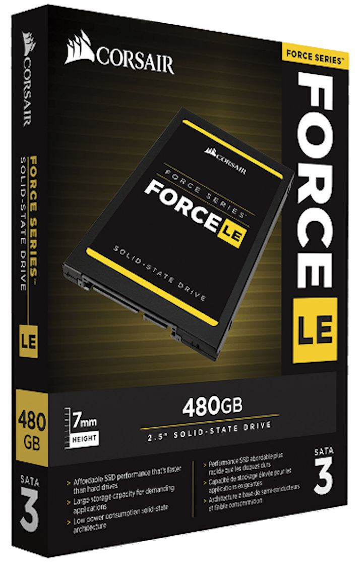 Corsair Force LE 480GB TLC SSD Review (PN# CSSD-F480GBLEB) 