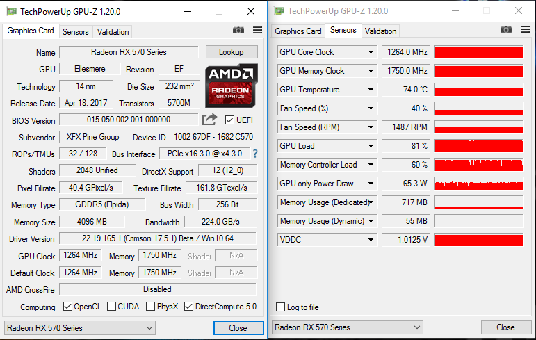 Rx discount 570 opencl