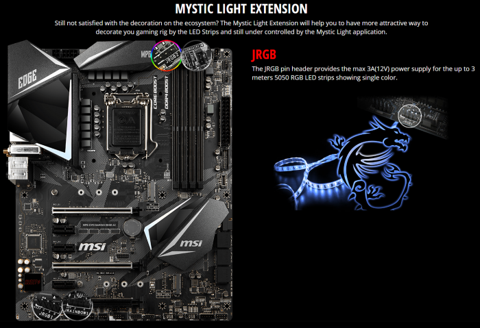 Msi Mpg Z390 Gaming Edge Ac Msi Takes On The Sub 0 Dollar Z390 Market Page 2 Of 13 Bjorn3d Com